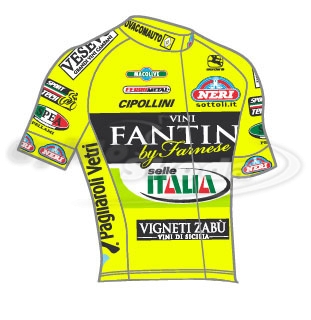 Dres krátký rukáv profi týmu VINI FANTINI SELLE ITALIA 2013