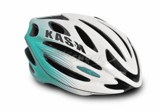 Kask 50 white-aqua