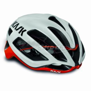 Kask Protone white-red