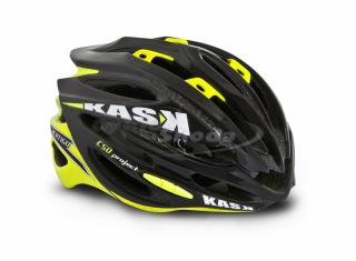 Kask Vertigo black-yellow fluo
