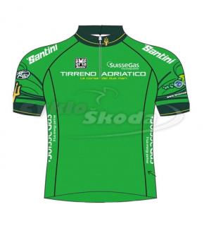 Zelený dres TIRRENO ADRIATICO 2014