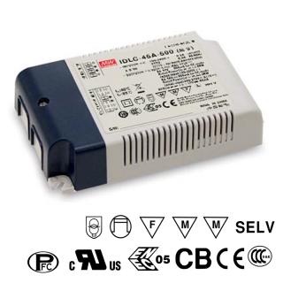 Mean Well IDLC-45-1050 Stmívatelný proudový zdroj (Mean Well IDLC-45-1050 Stmívatelný proudový zdroj)