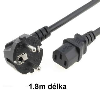 Napájecí kabel 1.8m černý pro řadu GS (SN311-3/07/1.8B)