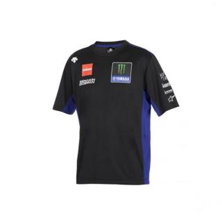 2020 Pánské tričko MotoGP Monster (Origilnální kolekce oblečení Yamaha MotoGP Factory - pánské tričko černé)
