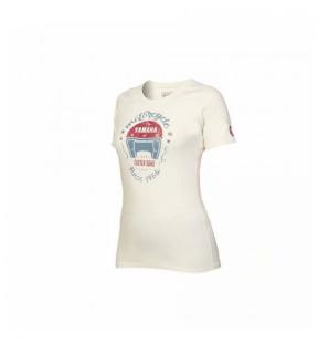 Faster Sons 2019: dámské tričko Bexar Bílá (Originální kolekce oblečení Yamaha Faster Sons 2019 - dámské tričko Bexar Bílá)