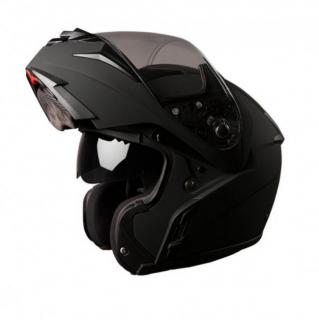 M 410 černá (Velmi lehká výklopná helma se sluneční clonou)
