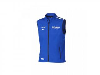 Paddock Blue 2022 - Pánská vesta SOLIHULL (Origilnální kolekce oblečení Yamaha Paddock Blue 2022 - Pánská softshellová vesta SOLIHULL)