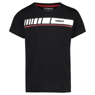REVS 2019: dětské tričko Bourke černé (Origilnální kolekce oblečení Yamaha REVS 2019 - dětské tričko Bourke černé)