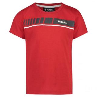 REVS 2019: dětské tričko Bourke červené (Origilnální kolekce oblečení Yamaha REVS 2019 - dětské tričko Bourke červené)