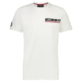 REVS 2019: pánské tričko Gladstone bílé (Origilnální kolekce oblečení Yamaha REVS 2019 - pánské tričko Gladstone bílé)
