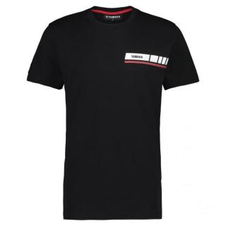 REVS 2019: pánské tričko Gladstone černé (Origilnální kolekce oblečení Yamaha REVS 2019 - pánské tričko Gladstone černé)