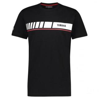 REVS 2019: pánské tričko Winton černé (Origilnální kolekce oblečení Yamaha REVS 2019 - pánské tričko Winton černé)