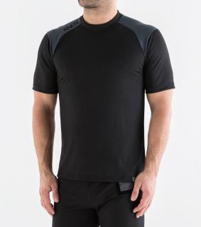 Tričko Merino Knox Jack s krátkým rukávem ČERNÉ (Funkční černé tričko Merino Knox JACK, krátký rukáv)