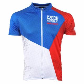 Cyklistický dres CZECH REPUBLIC – pánský Velikost: M, Barva: Trikolora