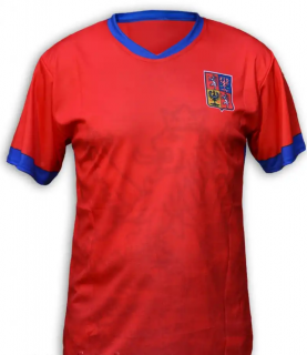 Fotbalový dres ČR - červený Velikost: XL, Barva: Červená