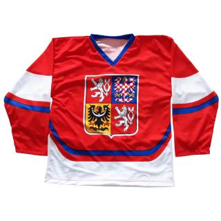 Hokejový dres ČR – červený Velikost: 3XL, Barva: Červená