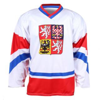 Hokejový dres ČR replika 2011 – bílý Velikost: XL, Barva: Bílá