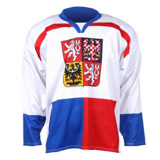 Hokejový dres ČR replika Nagano 1998 – bílý Velikost: L, Barva: Bílá