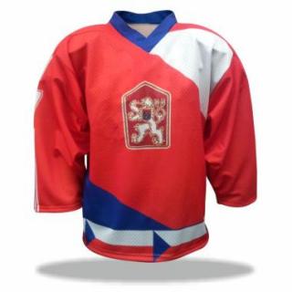 Hokejový dres ČSSR 1986 – červený Velikost: L, Barva: Červená