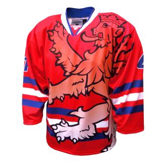 Hokejový dres CZECH LEGIONAR červený Velikost: L, Barva: Červená