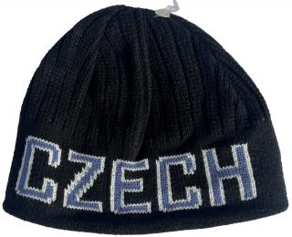 Kulich CZECH REPUBLIC – černý, modrá písmena