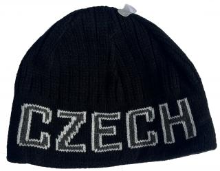 Kulich CZECH REPUBLIC – černý, šedá písmena
