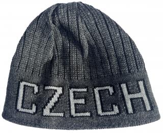 Kulich CZECH REPUBLIC – tmavě šedý, světle šedá písmena