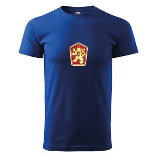 Tričko ČSSR s nášivkou – pánské, modré Velikost: XL, Barva: Modrá