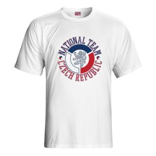 Tričko NATIONAL TEAM – pánské, bílé Velikost: S, Barva: Bílá