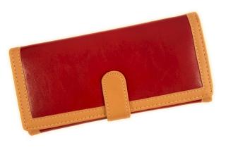 Dámská kožená peněženka červená (W-57)