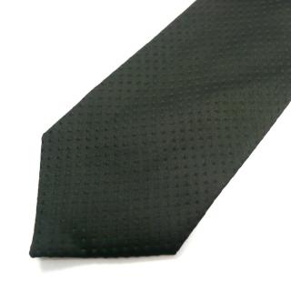 Pánská kravata černá se vzorkem (J009)