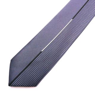 Pánská kravata fialová s proužkem (J119)