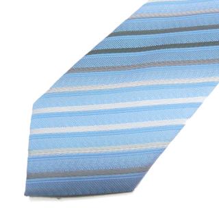 Pánská kravata modrá s proužky (J018)
