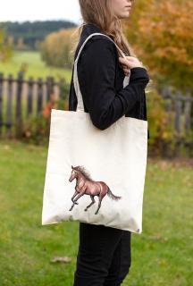 Ručně malovaná taška - Kůň