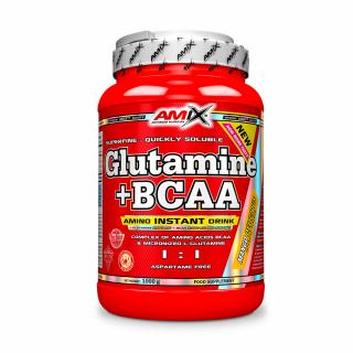 Amix™ Glutamine + BCAA Powder Balení: 1000g, Příchuť: Citron/limetka