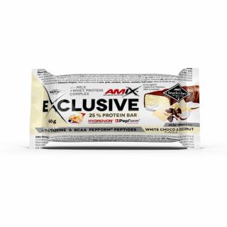 Amix Nutrition Exclusive Protein Bar Balení: 40g, Příchuť: White Chocolate