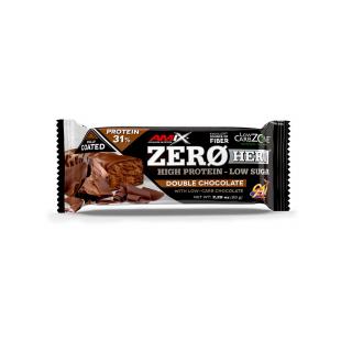 Amix Nutrition ZERO HERO 31% PROTEIN BAR Balení: 65g, Příchuť: Double Chocolate (dvojitá čokoláda)