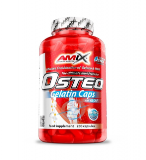 Amix Osteo Gelatin + MSM Balení: 200 kapslí