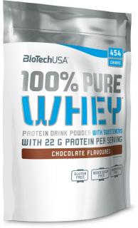 BioTech USA 100% Pure Whey Balení: 454 g, Forma: sypká, Příchuť: Slaný karamel