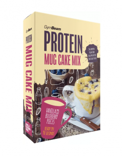 GymBeam Protein Mug Cake Mix 500 g Balení: 500g, Příchuť: Vanilka/borůvka