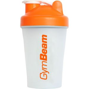 GymBeam Šejkr Blend Bottle transparentní 400 ml Barva: Oranžová, Objem: 400 ml