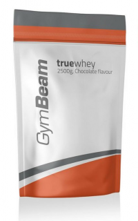 GymBeam True Whey Protein Balení: 1000g, Příchuť: Bílá čokoláda/malina