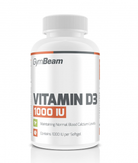 GymBeam Vitamín D3 Balení: 120 tablet