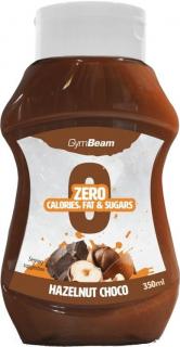 GymBeam Zero Calorie Sirup Balení: 350 ml, Příchuť: Čokoláda/lískový oříšek
