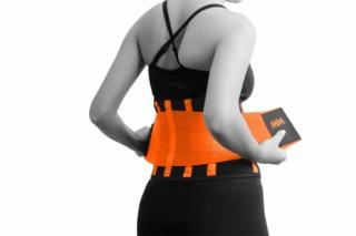 MadMax Fitness opasek Slimming belt 277 Objem: Oranžová, Velikost: L