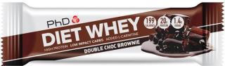 PhD Nutrition Diet Whey High Protein Bar Balení: 65g, Příchuť: double chocolate brownie