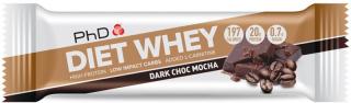 PhD Nutrition Diet Whey High Protein Bar Balení: 65g, Příchuť: hořká čokoláda/mocha