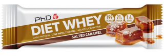 PhD Nutrition Diet Whey High Protein Bar Balení: 65g, Příchuť: Slaný karamel