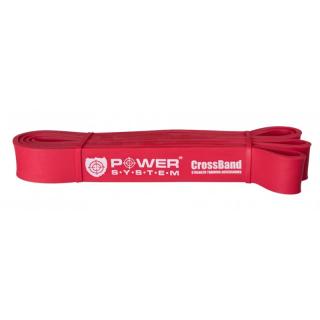 Power System Posilovací guma CROSS BAND Barva: Červená, Velikost: Level 3