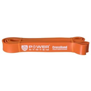 Power System Posilovací guma CROSS BAND Barva: Oranžová, Velikost: Level 2